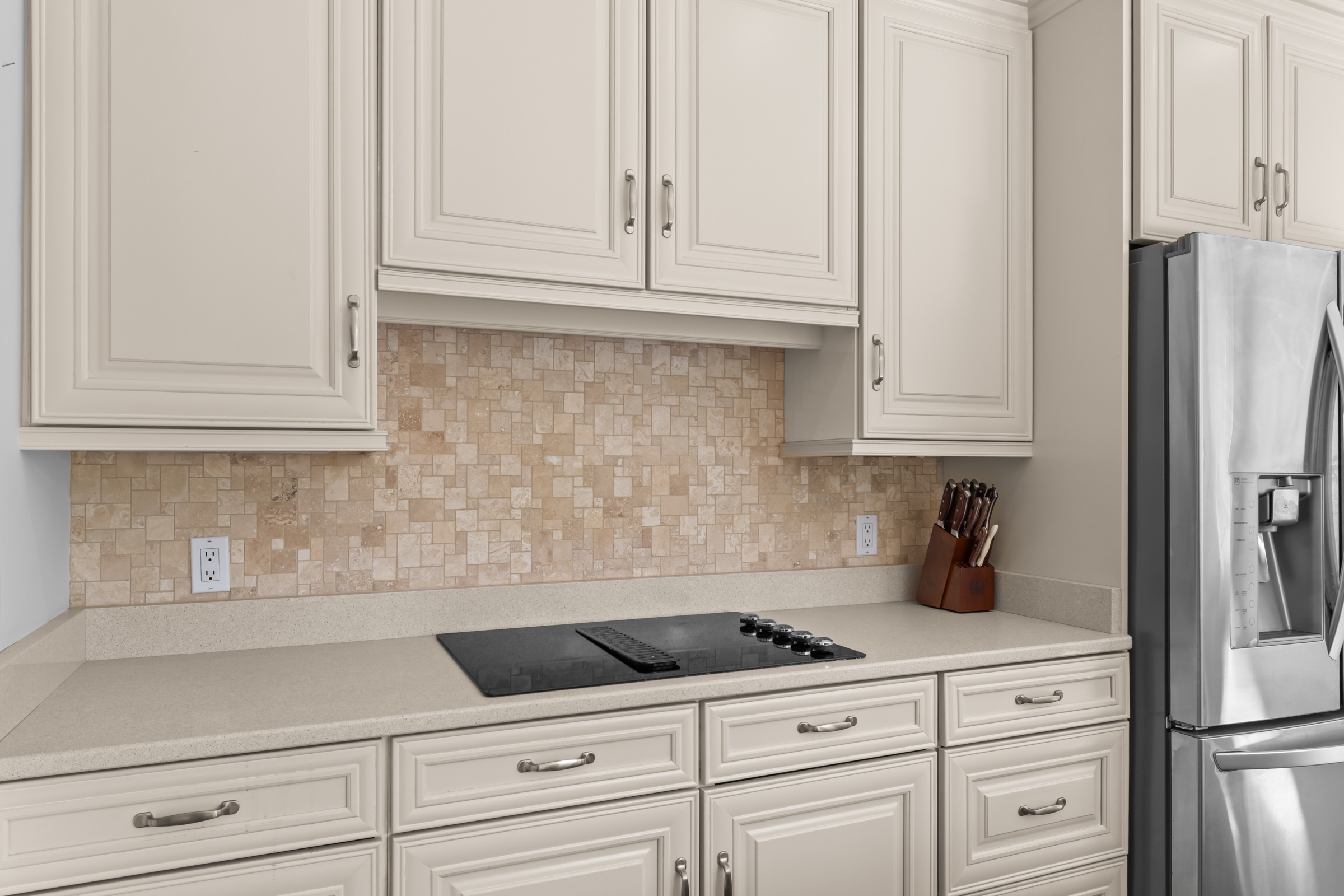 Cooktop and backsplash